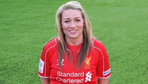 Gemma Bonner, Liverpool Ladies, 04/02/15. Photo: Nick Taylor/LFC.