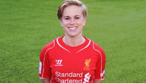 Natasha Dowie, Liverpool Ladies, 04/02/15. Photo: Nick Taylor/LFC.